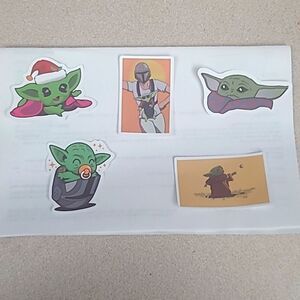 Baby Yoda Stickers Bundle